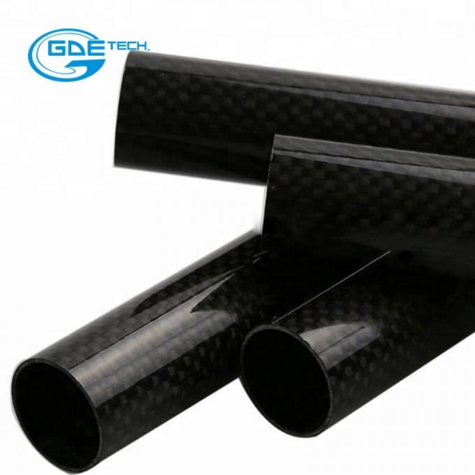 3K Glossy Carbon Fiber Tube