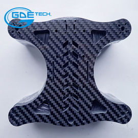 glossy matte woven carbon fiber universal plate, carbon fiber cnc cutting parts for drones