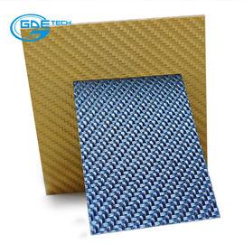 3K Carbon Fiber Laminated Sheet Blue