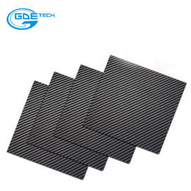 GDE thinckness customized real carbon fiber sheet/laminated sheet 100% carbon fiber board/