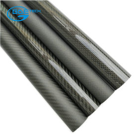 3K Twill Glossy Carbon fiber tubes
